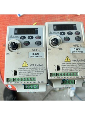 vfd004l21a台达变频器0.4kw,220v,包好骏营商贸—议价