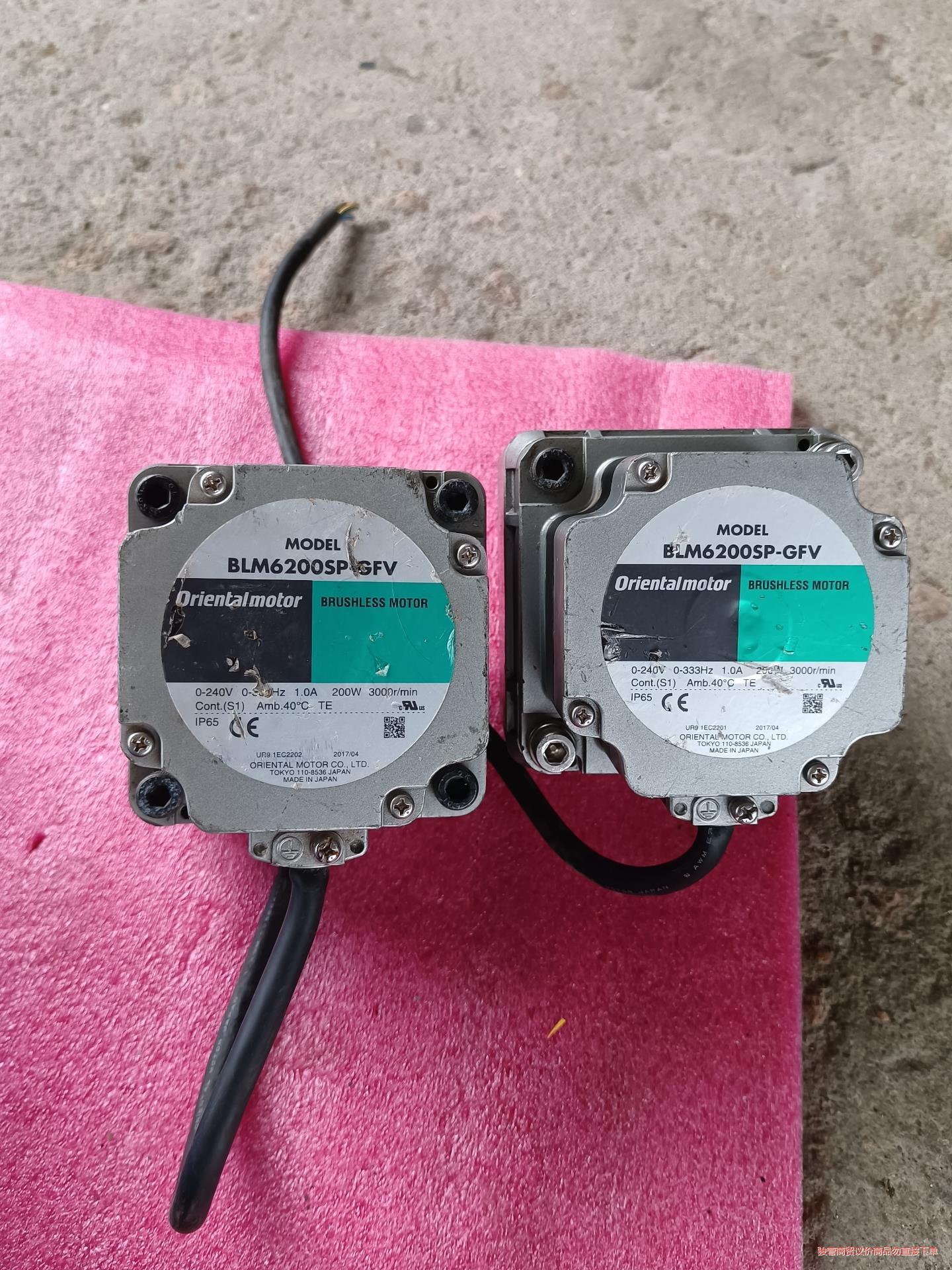 二手拆机日本原装东方电机 BLM6200SP-GFV+减速机议价商品