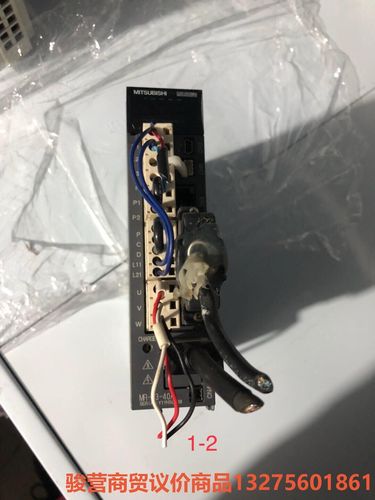 拆机三菱驱动器MR-J3-40A，实物拍摄，功能正常骏营商贸—议价