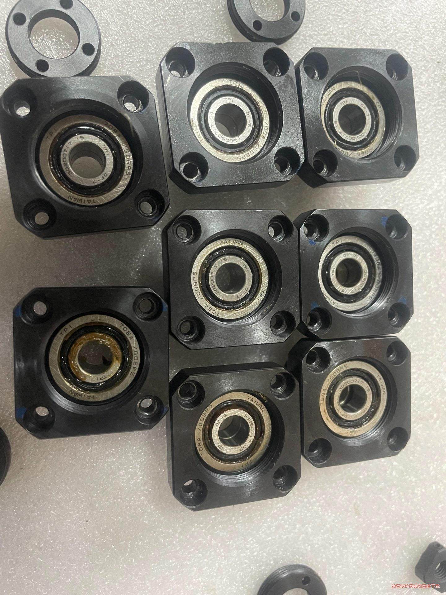 TPI丝杆支撑座BF8，内径8mm，TPI角接触轴承708A(议价商品）