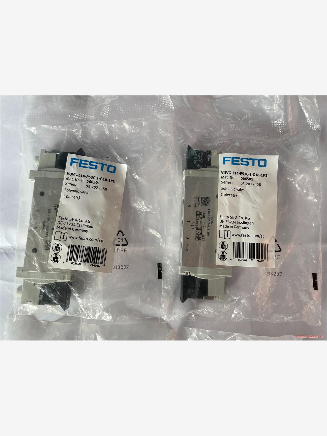 FESTO VUVG-L14-P53C-T-G18-1P3(议价商品）