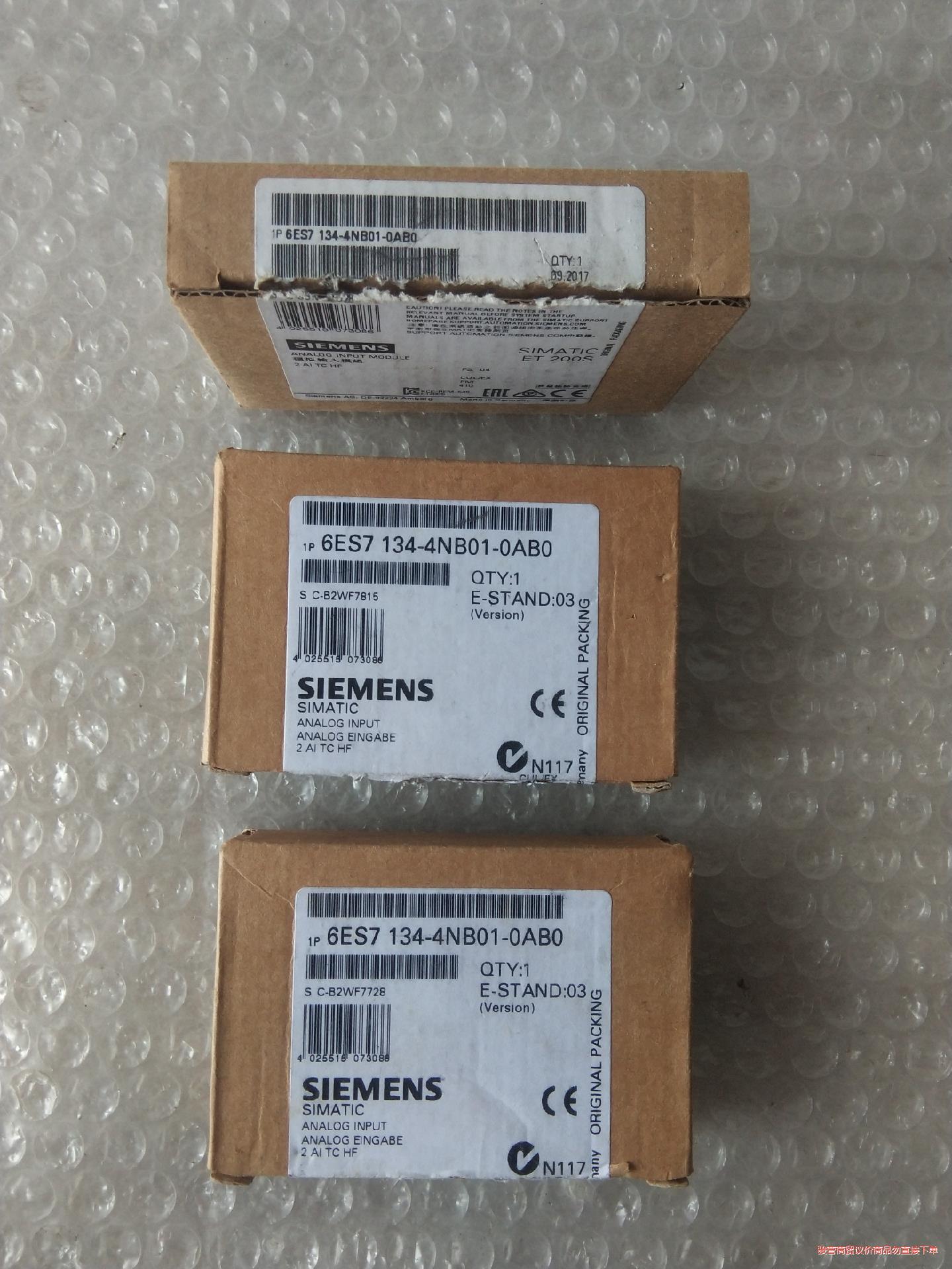 6ES7 134－4NB01－0AB0  ，西门子全新原装仅骏营议价商品