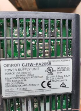 欧姆龙电源CPU，CJ1W-PA205R/CPU11/CPU(议价商品）