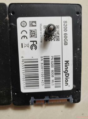 九成新金典刺客(KingDian) S200 60G SSD议价商品