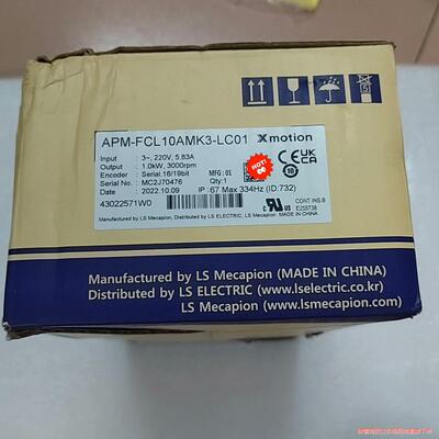 韩国LS Mecapion伺服电机，APMC-FCL10AM议价商品