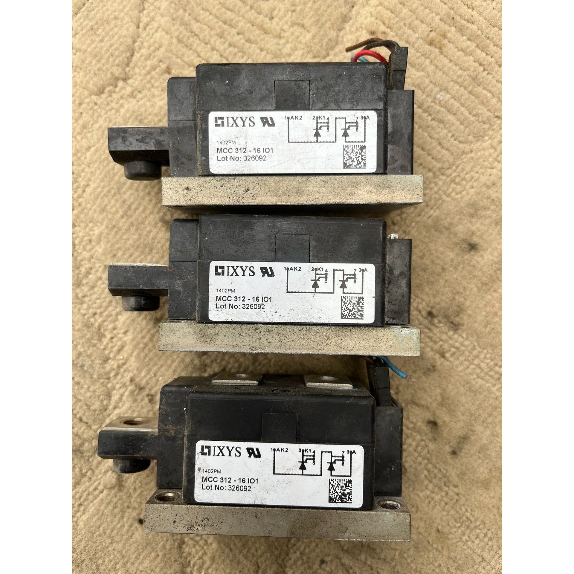 MCC312-16Io1原装拆机,包好,3个,骏营商贸—议价