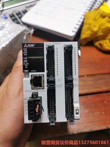 三菱5U-PLC，型号FX5U-64MT/D，现货一条 原装骏营商贸—议价