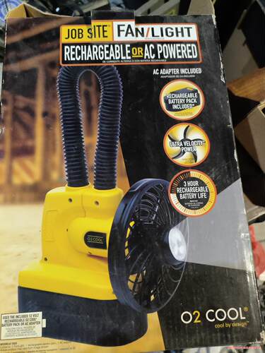打包出库存O2 COOL充电木工吊扇灯200个议价商品