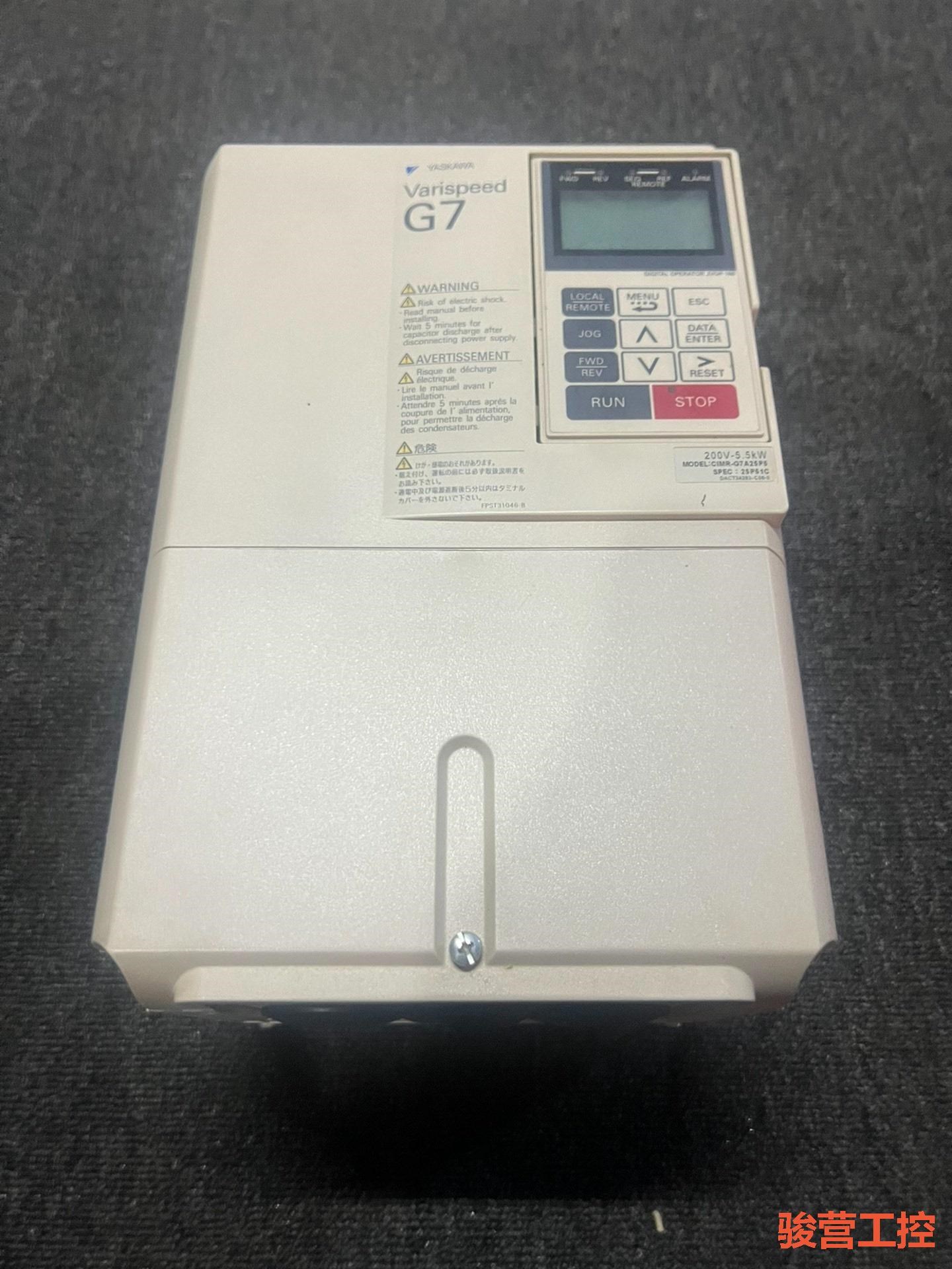 拆机安川变频器CIMR-G7A25P5 5.5kw 220V骏营商贸-议价