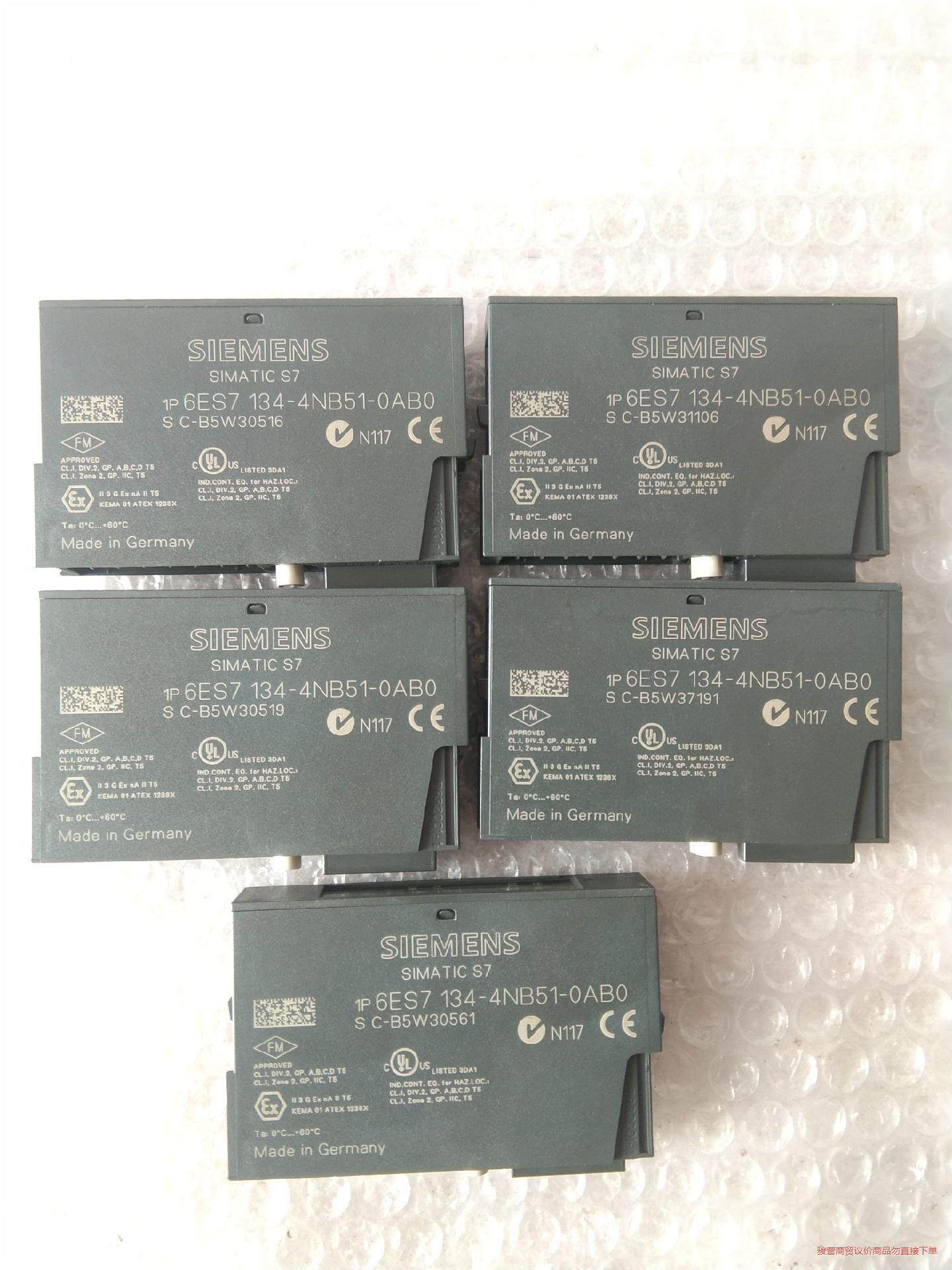 6ES7 134－4NB51－0AB0  原装正品，成色l漂骏营议价商品