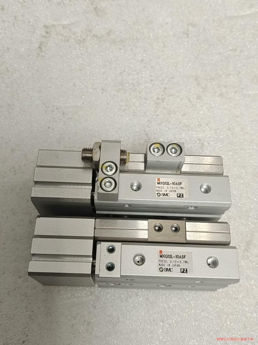 日本SMC滑台气缸MXQ12L-10ASF实物图，功能完好。(议价商品）