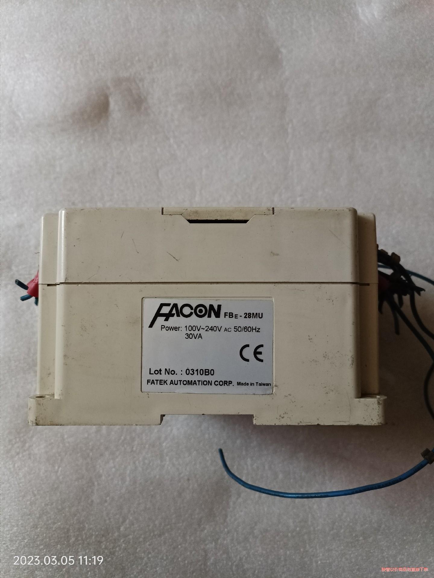 拆机台湾永宏PLC  FBE-28MU(议价商品）