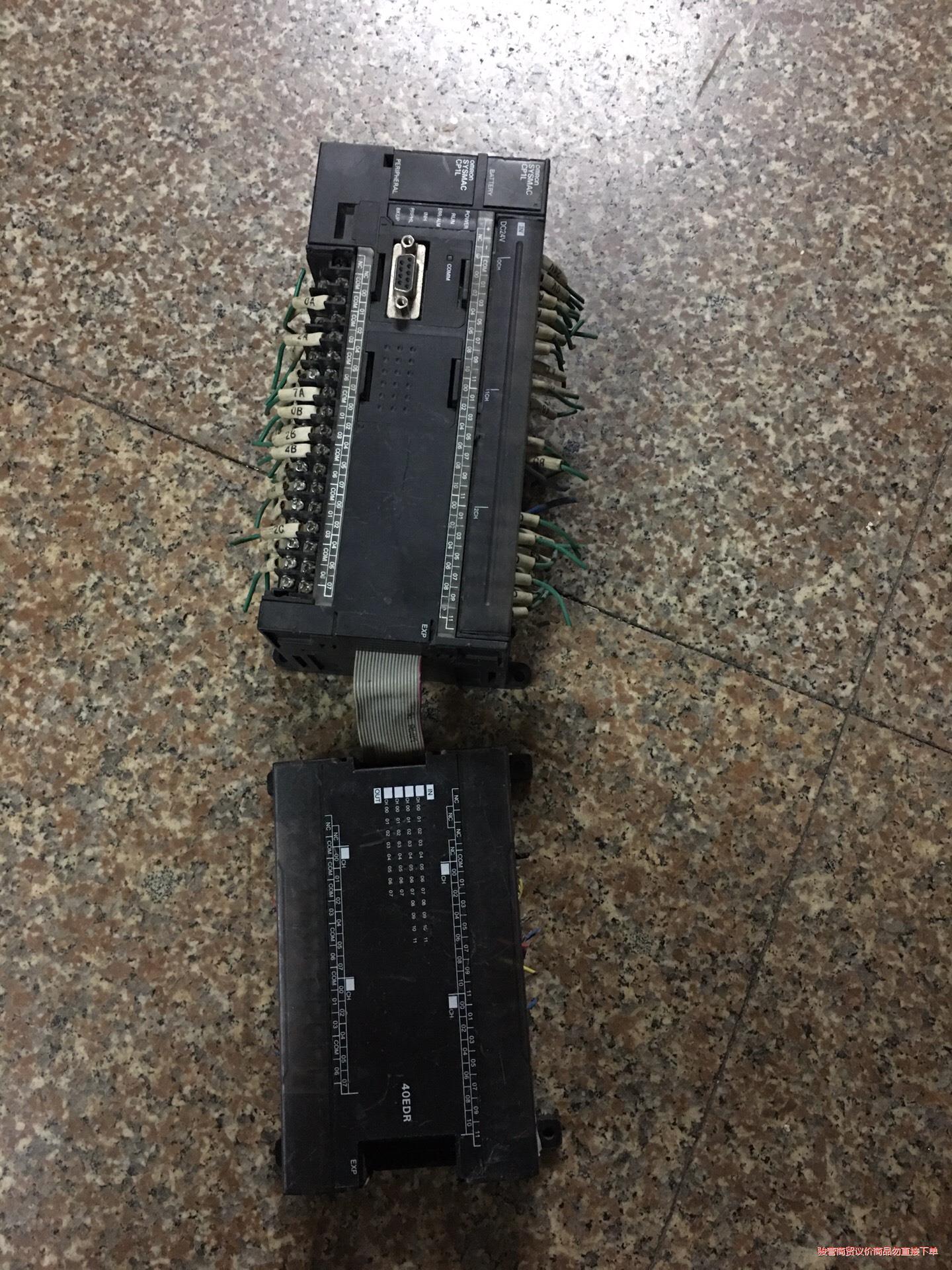 OMRON CP1L-M60DT-D一个，CP1W-40EDR一议价商品