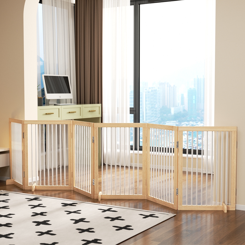 宠物门栏伸缩围栏狗栅栏防猫门挡板免打孔可折叠阳台分隔室内栏杆