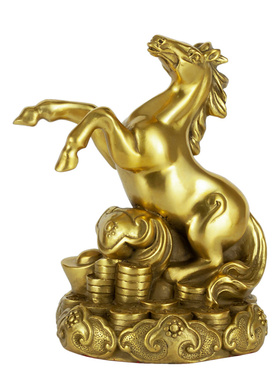 纯黄铜十二生肖摆件12生肖黄铜家居饰品鼠牛虎兔S龙蛇马羊猴鸡狗