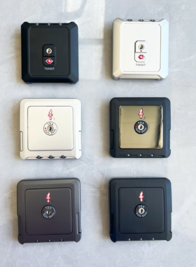 火炬锁铝框锁行李箱密码锁旅行箱锁TSA007箱包锁