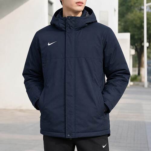 NIKE耐克羽绒服蓝色短款厚外套男装2026冬季新款运动服保暖JF8953