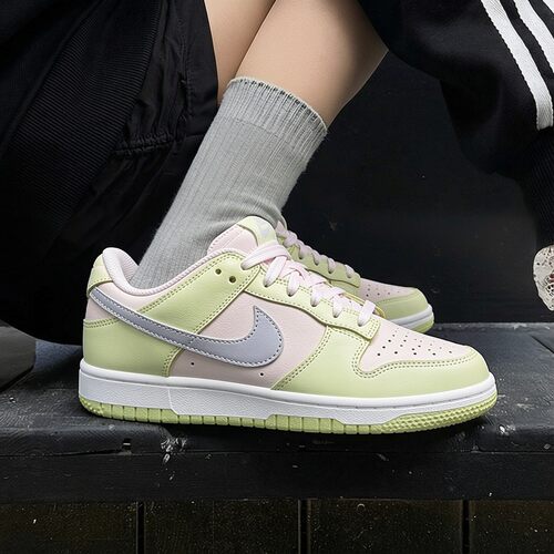 NIKE耐克女鞋DUNK秋季新款黄粉冰柠低帮运动休闲板鞋女DD1503-600