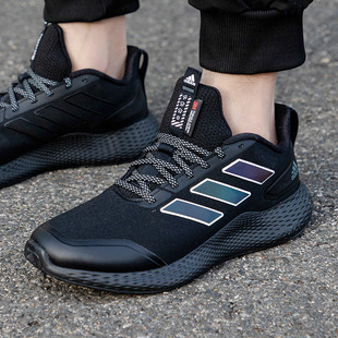 新款 阿迪达斯黑武士运动鞋 男鞋 2026春季 H03587 bounce缓震跑步鞋
