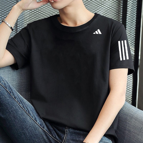 夏季短袖运动训练阿迪达斯