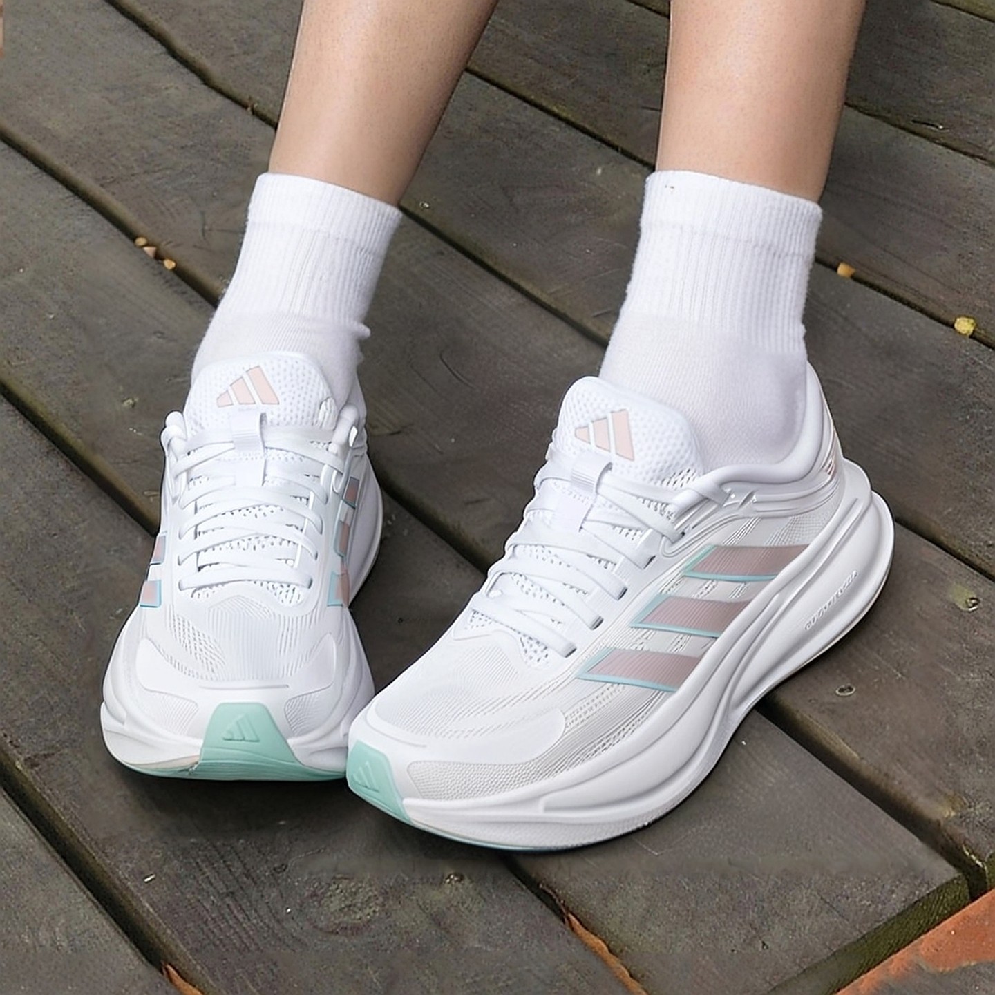 阿迪达斯女鞋跑步鞋2026春季新款健身训练鞋低帮厚底运动鞋KJ1765,运动鞋new,跑步鞋,淘宝优惠券,粉丝福利购,淘宝优惠卷