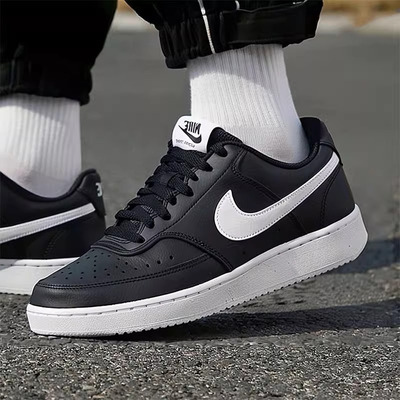 NIKE耐克官方男鞋2026春季款COURTVISION黑色低帮板鞋DH2987-001