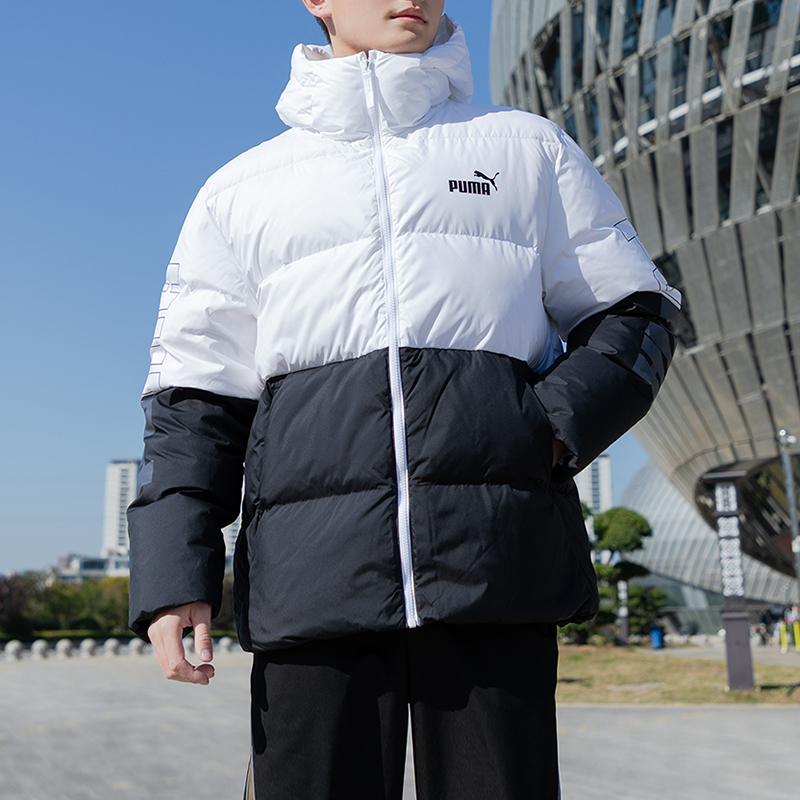 PUMA彪马官方正品羽绒服男秋季新款运动服保暖轻薄棉羽外套678720