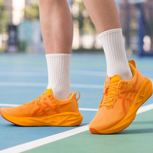 亚瑟士asics男鞋橙色跑步鞋2026新款NOVABLAST 5缓震透气运动鞋