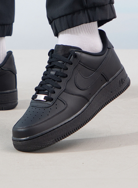 Nike耐克 Air Force1 AF1 空军一号黑色男鞋休闲板鞋CW2288-001