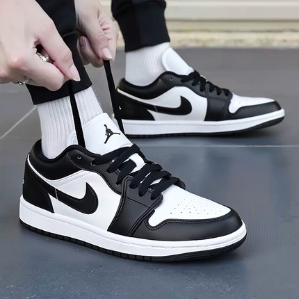 NIKE耐克Air Jordan 1 Low AJ1低帮倒钩男篮球鞋运动鞋DC0774-101