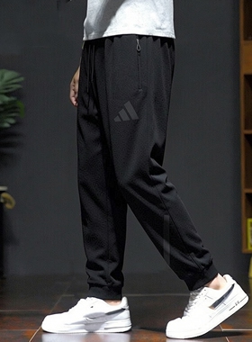 adidas阿迪达斯男裤2026新款运动舒适训练透气男士休闲卫裤JD9599