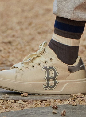 MLB官网厚底板鞋男鞋女鞋新款时尚运动鞋学生韩版休闲鞋3ASXCCB3N