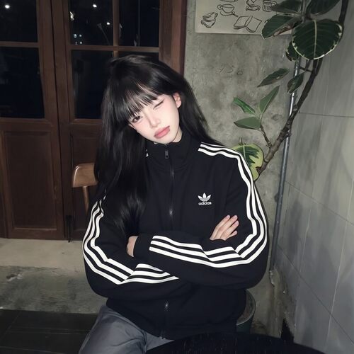 阿迪达斯三叶草女装外套刺绣小标风衣跑步运动服休闲梭织夹克男装