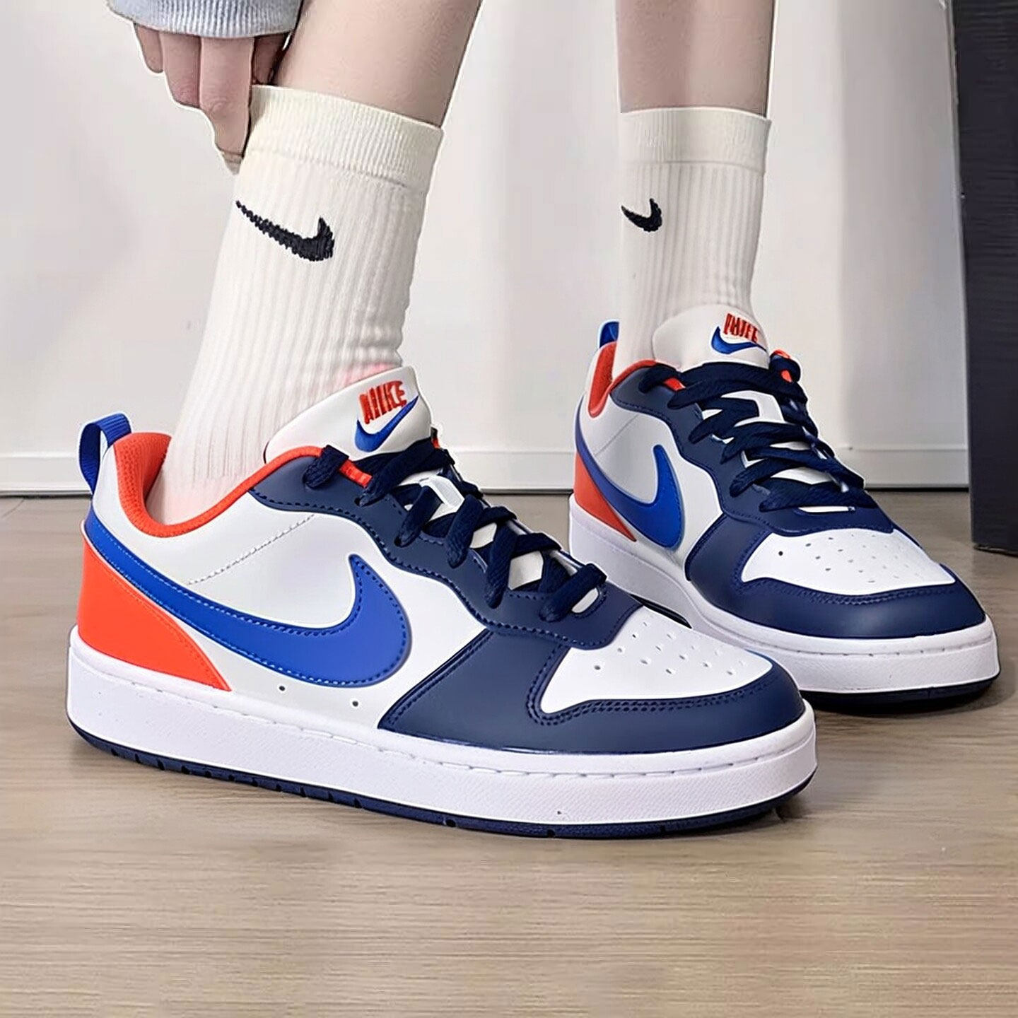 耐克（NIKE）小学生男鞋大童鞋女鞋 2026新款秋季COURT运动鞋低帮