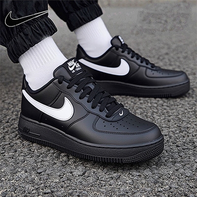 耐克男鞋空军一号板鞋26新款运动鞋AIR FORCE 1黑色休闲鞋FZ0627