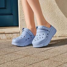 SKECHERS斯凯奇洞洞鞋女子春夏季新款厚底透气沙滩凉鞋女 111268