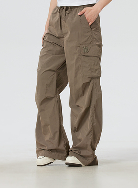 MLB梭织长裤子女裤2026春季新款健身休闲跑步梭织运动裤3FWPB0663