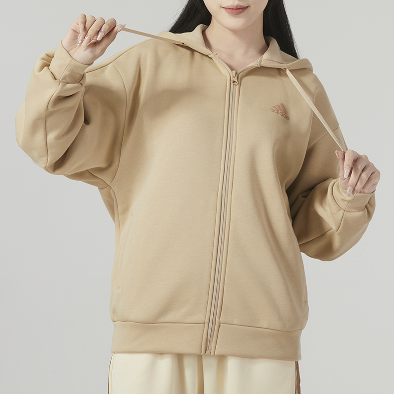 外套卫衣Adidas跑步连帽