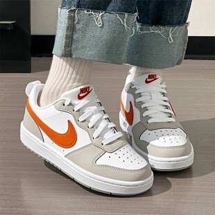 NIKE耐克官方正品女鞋休闲鞋2026新款大童运动鞋低帮COURT板鞋女