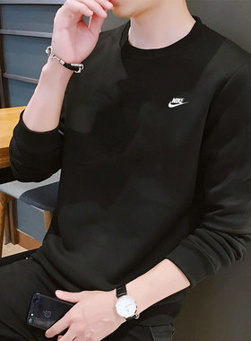 NIKE耐克卫衣男上衣2026新款宽松圆领运动服长袖套头衫BV2667-010