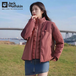 狼爪冲锋衣女款 防风保暖三合一户外鹅绒登山服A62510A 25夏季 新款