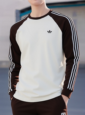 adidas阿迪达斯三叶草男子BC LS CAL运动休闲长袖T恤健身衣HZ3829