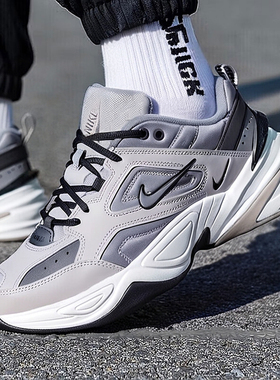 NIKE耐克男鞋灰色老爹鞋运动鞋M2K TEKNO复古休闲鞋缓震AV4789
