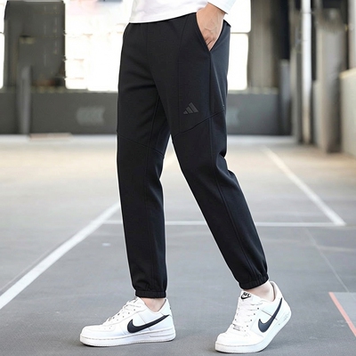 adidas阿迪达斯男子运动裤训练休闲裤收口加绒长裤针织裤JN3674