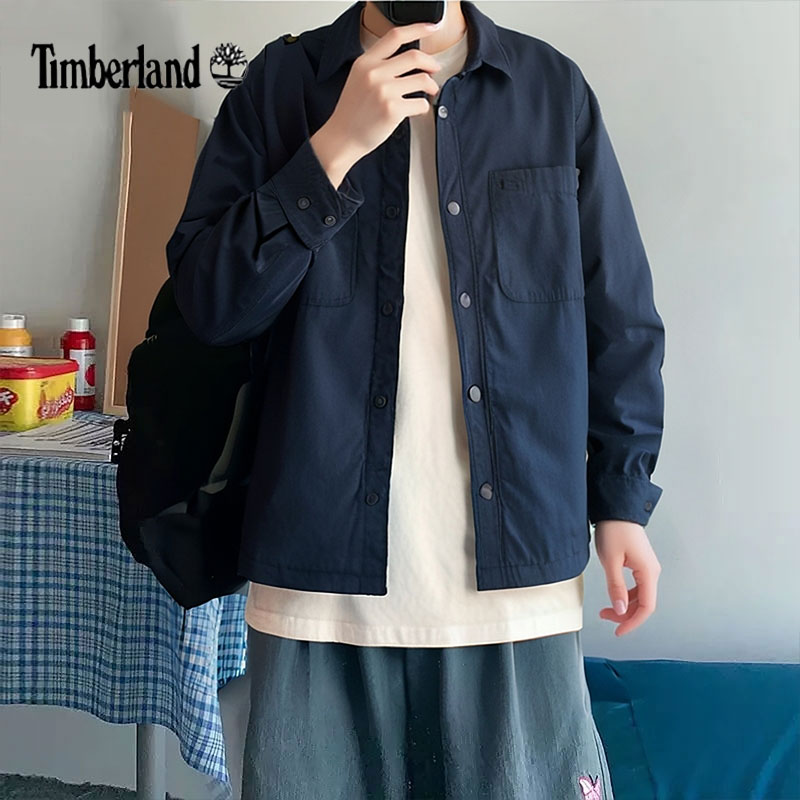 Timberland添柏岚秋季新款男装户外运动服休闲衬衫外套夹克A5MB2
