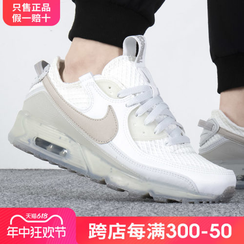 耐克官方男鞋2024春季新款AIR MAX90白色网面运动鞋休闲鞋DM0033-封面