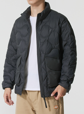 NEW BALANCE羽绒服男装女装25秋冬新款保暖轻薄外套NPE41261-DKG