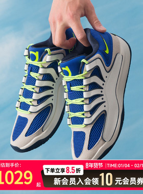 NIKE耐克男鞋实战缓震篮球鞋KD18杜兰特蓝色运动鞋 HV1991-400
