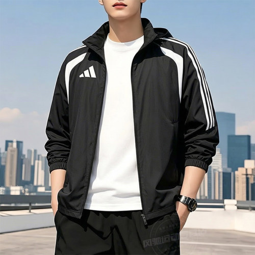 adidas阿迪达斯男子TIRO26L WB运动服健身跑步梭织夹克外套JY9733