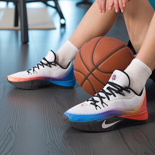 耐克正品篮球鞋男鞋2026夏季室外训练耐磨抓地运动鞋IH7326-110